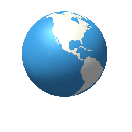 Spinning Earth Globe